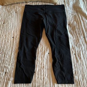 Athleta black leggings. Elation 7/8 tights. 23 inch inseam.
